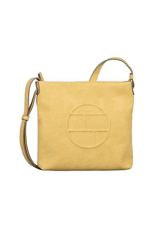 TOM TAILOR Rosabel, Sac à bandoulière Femme, Jaune Clair, M