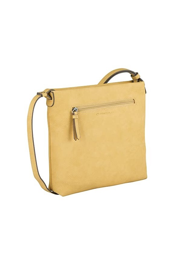 TOM TAILOR Rosabel, Sac à bandoulière Femme, Jaune Clair, M