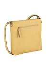 TOM TAILOR Rosabel, Sac à bandoulière Femme, Jaune Clair, M