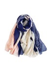 Linen Scarf Women Cotton Shawl Color Block Neck Wrap Scarf Warm Cloth Lightwight Neckerchief Long Head Wrap Ladies Hijab Musl
