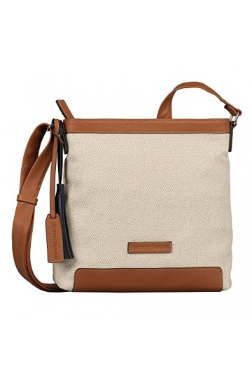Tom Tailor Kimi, Sac à bandoulière Femme, Beige mélangé