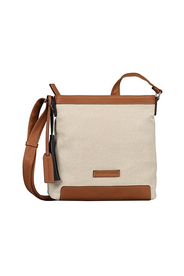 Tom Tailor Kimi, Sac à bandoulière Femme, Beige mélangé