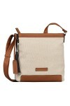 Tom Tailor Kimi, Sac à bandoulière Femme, Beige mélangé