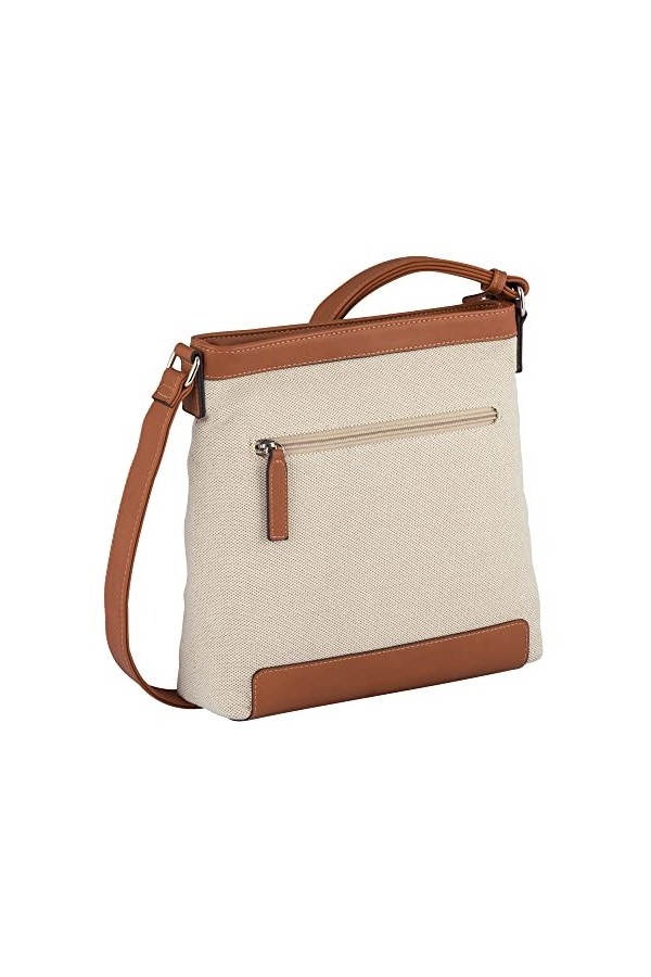 Tom Tailor Kimi, Sac à bandoulière Femme, Beige mélangé