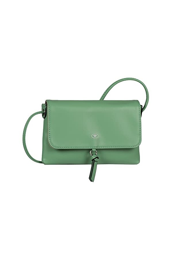 TOM TAILOR Luna, Sac à bandoulière sans Fermeture éclair Femme, Vert, S