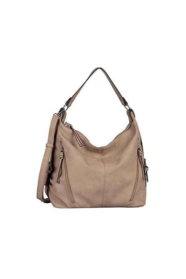 Tom Tailor CAIA, Sac bandoulière Femme, Taupe