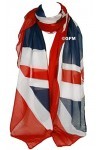 GFM® Écharpe ou bonnet dhiver Motif Union Jack Doux au toucher chaud,Multicolor,Taille Unique