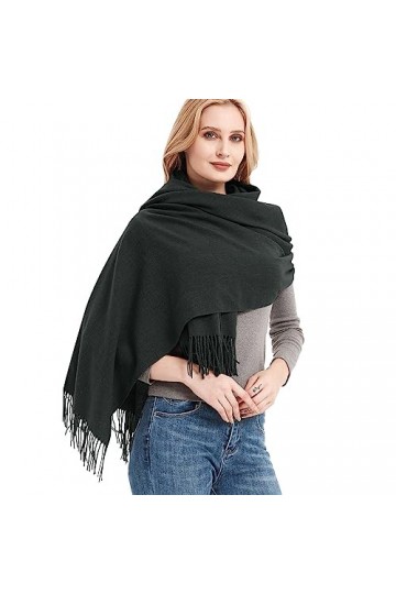 YloveM Écharpe Dhiver Femmes Cachemire pour Châles Chaud Élégante Longues Grandes Écharpes Doux Couleur Unie Écharpes 180 x