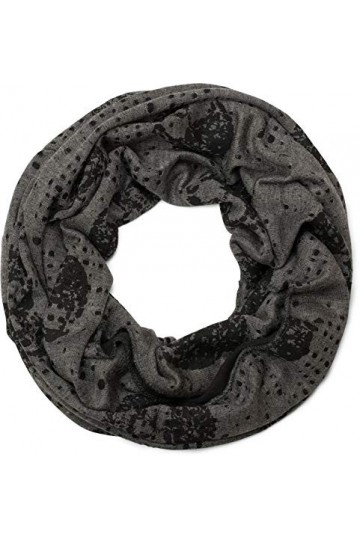 styleBREAKER écharpe snood tête de morts, imprimé skull avec un look vintage destroyed, écharpe, toile, unisexe 01017037, cou