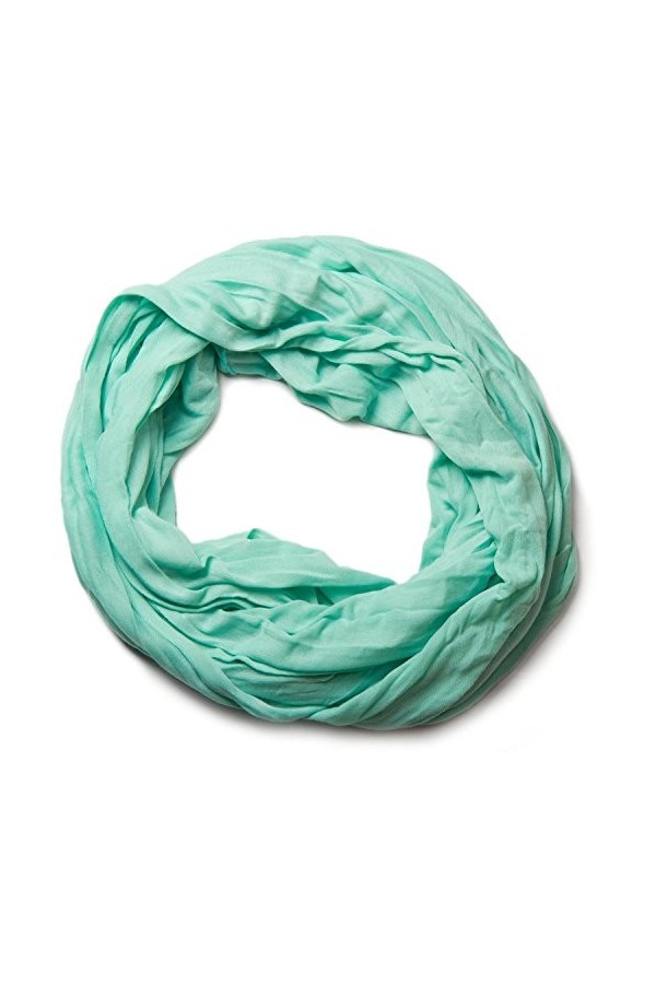 styleBREAKER Jersey Loop 01016041 Écharpe tubulaire en jersey effet crash unie, légère et élastique, Gris foncé, taille uniqu