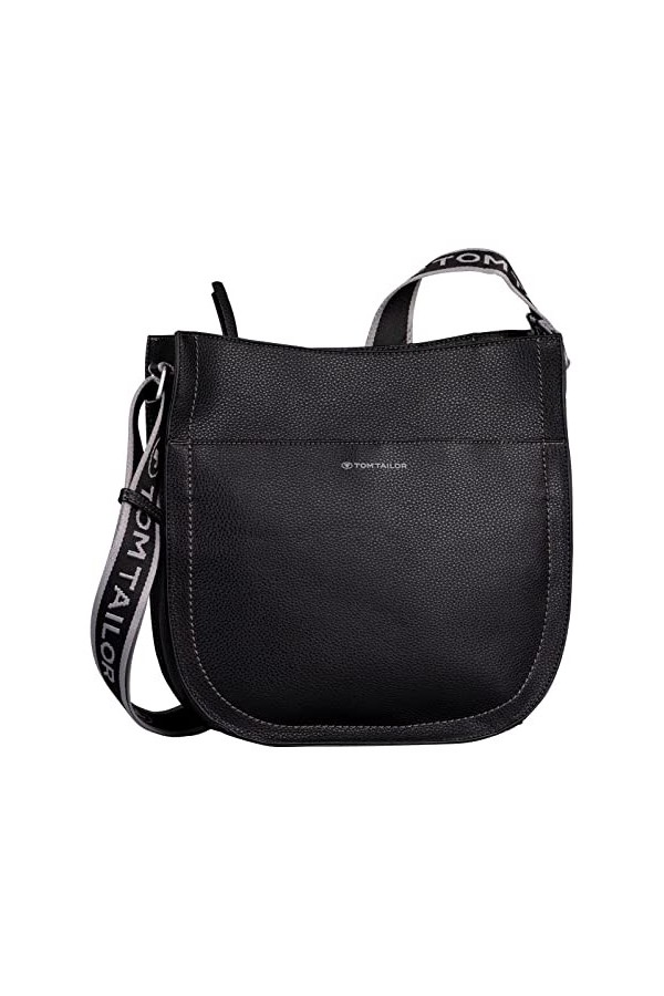 TOM TAILOR Arlene, Sac à bandoulière Femme, Noir, L
