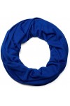 styleBREAKER écharpe tubulaire jersey, écharpe, tissu, unisexe 01016115, couleur:Bleu royal