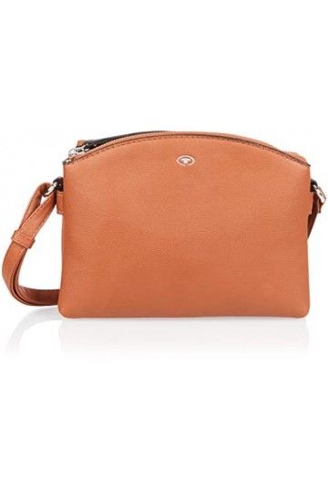 Tom Tailor Acc Roma, Sac à bandoulière Femme, Marron Cognac , 25x17x7.5 Centimeters W x H x L 