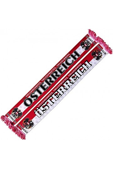 Generisch Écharpe autrichienne écharpe en soie/été pour championnat dEurope, écharpe de football, écharpe culte, écharpe s