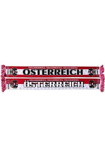 Generisch Écharpe autrichienne écharpe en soie/été pour championnat dEurope, écharpe de football, écharpe culte, écharpe s