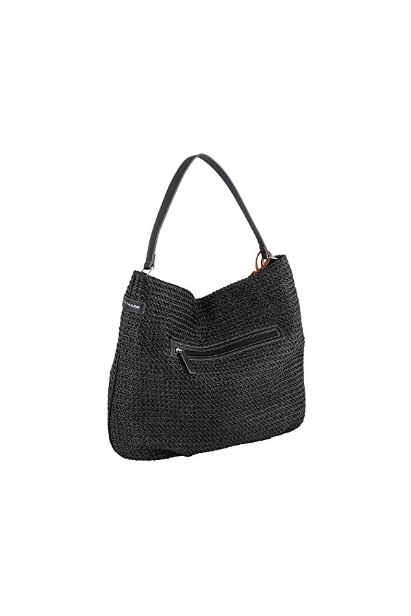 Tom Tailor Yva, Sac bandoulière Femme, Noir mélangé