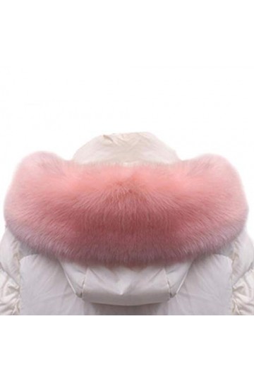 MoreChioce Col Fourrure Synthétique,Élégant Col de Fourrure Faux Capuche Col Amovible Hiver Collier Châle Écharpe Chaud pour 