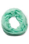 styleBREAKER Écharpe Loop Couleur Solide Tuyau 01016069, couleur:vert menthe