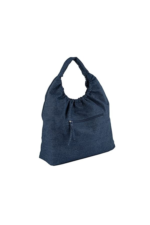 TOM TAILOR Denim Leslie, Sac à bandoulière Femme, Bleu foncé