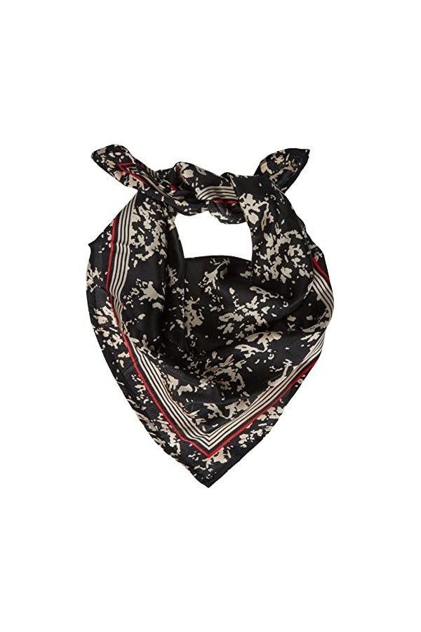 Garcia U20136_Ladies Écharpe pour Femme, Noir, Taille Unique