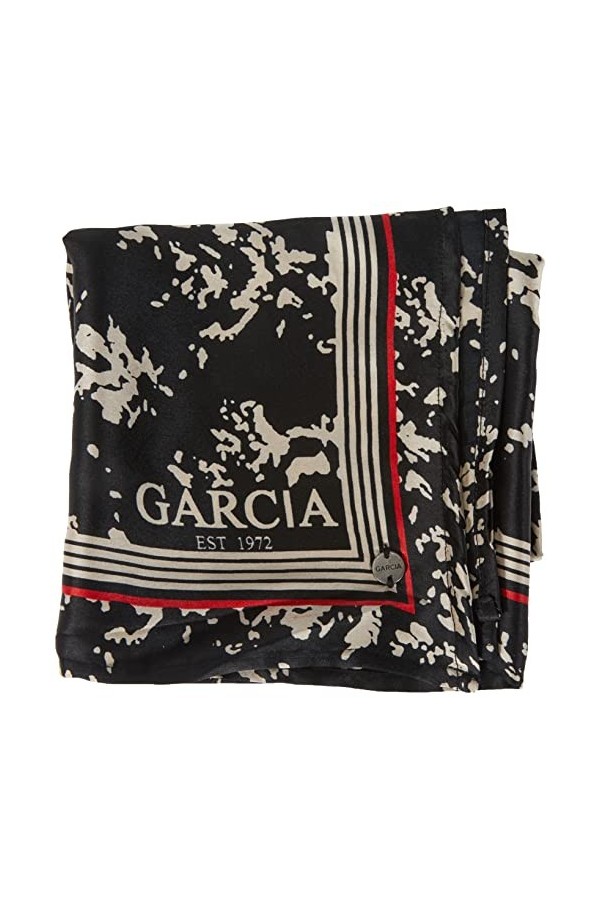 Garcia U20136_Ladies Écharpe pour Femme, Noir, Taille Unique