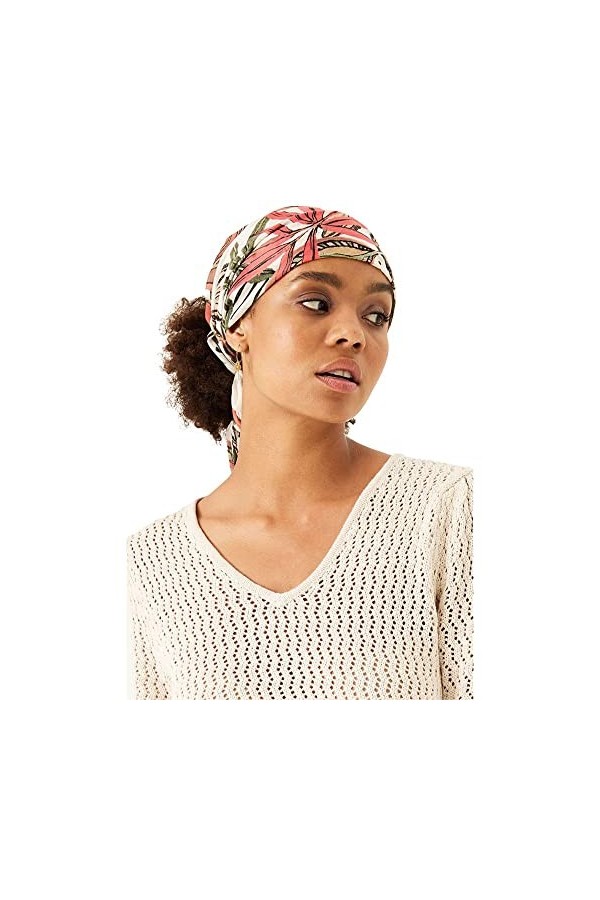 Garcia Accessoires : Écharpe Tendance, Rouge chiné, Taille Unique Femme