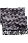 VERO MODA Vmfonda Scarf GA Noos Écharpe, Noir/Gris, Taille Unique Femme