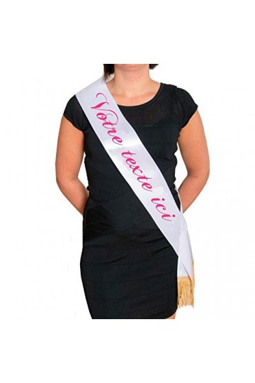 FlockAvenue Echarpe de Miss personnalisée, personnalisable | FABRIQUÉ en France