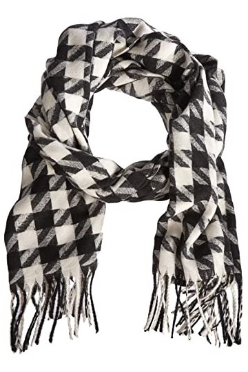 PIECES Pcninna Long Scarf BC Écharpe, Noir, Taille Unique Femme