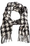 PIECES Pcninna Long Scarf BC Écharpe, Noir, Taille Unique Femme