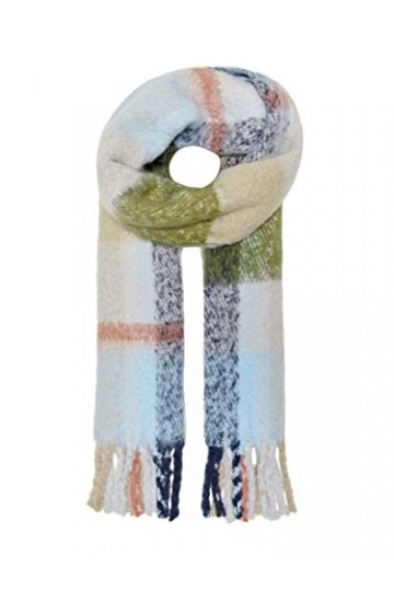 ONLY femme écharpe à carreaux, taupe, taille unique