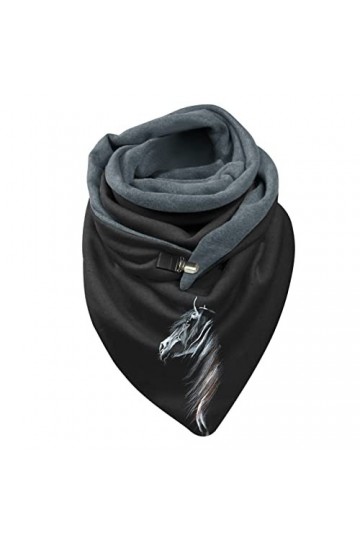 éCharpe Chale Avec Attache Cachemire Chale Hiver Foulard Femme Marque Impression Motif Chaud Echarpe Foulard Châle Chic Echar