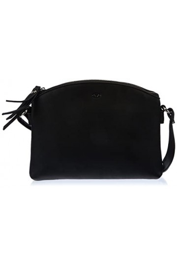 Tom Tailor Acc Roma, Sac bandoulière Femme, Noir Schwarz , 25x17x7.5 Centimeters W x H x L 