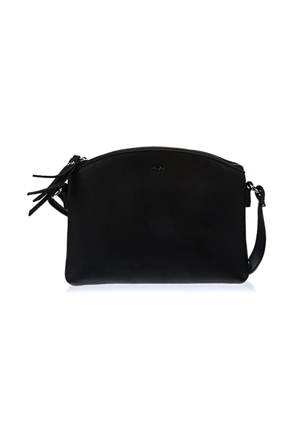 Tom Tailor Acc Roma, Sac bandoulière Femme, Noir Schwarz , 25x17x7.5 Centimeters W x H x L 