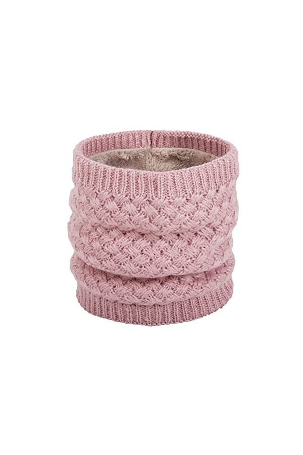 SEYUFN Echarpe Femme Hiver Originale Chaud Tricoter Cache Cou Homme Polaire Doublure Coupe-vent Doux Épais Unisexe Écharpe Sn