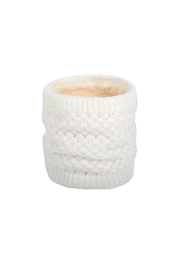 SEYUFN Echarpe Femme Hiver Originale Chaud Tricoter Cache Cou Homme Polaire Doublure Coupe-vent Doux Épais Unisexe Écharpe Sn