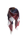 Bakicey Femme châle écharpe Fille étole Foulard, Pashmina Echarpe a Carreaux Laine Mode Etole Plaid Foulard Oversize Shawl Ca