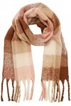 VERO MODA VMIVY League Scarf GA Noos Echarpe, Aztec/Détails : W. Silver Mink, Birch et Mysty Rose, Taille Unique Femme