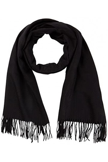 PIECES PCKIAL New Long Scarf Noos BC Écharpe, Noir, Taille Unique Femme