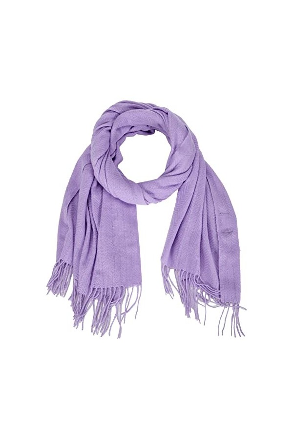 PIECES PCKIAL New Long Scarf Noos BC Écharpe, Noir, Taille Unique Femme