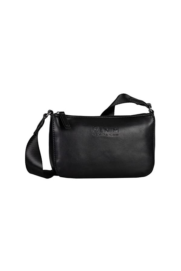 TOM TAILOR Denim Saskia, Sac à bandoulière Femme, Noir