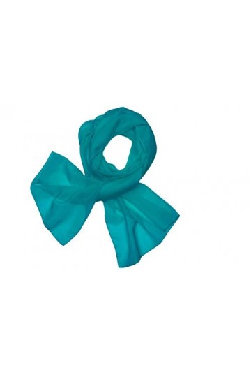 Hat You Echarpe Femme/Echarpe Eté/Echarpe Eté et Printemps/Année - Made in Italy, Chiffon Tuch:Aqua