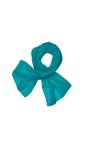 Hat You Echarpe Femme/Echarpe Eté/Echarpe Eté et Printemps/Année - Made in Italy, Chiffon Tuch:Aqua