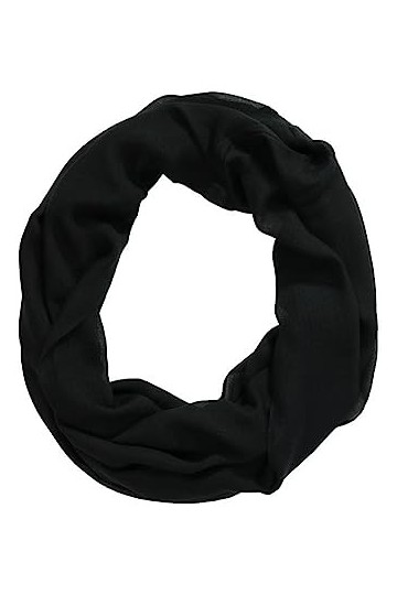 Ulla Popken Loop, angenehm weich, Rundschal Echarpe, Noir, Taille Unique Femme