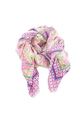 QUEEN HELENA Écharpe Foulard Femme SC17 fuchsia, Taille unique
