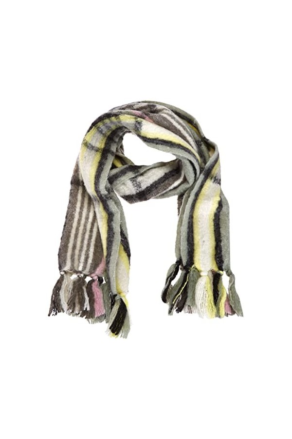 PIECES PCELVI Long Scarf BC Écharpe, Gris Ardoise, Taille Unique Femme