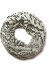 styleBREAKER Écharpe tube snood avec imprimé léopard 01017009, couleur:Gris