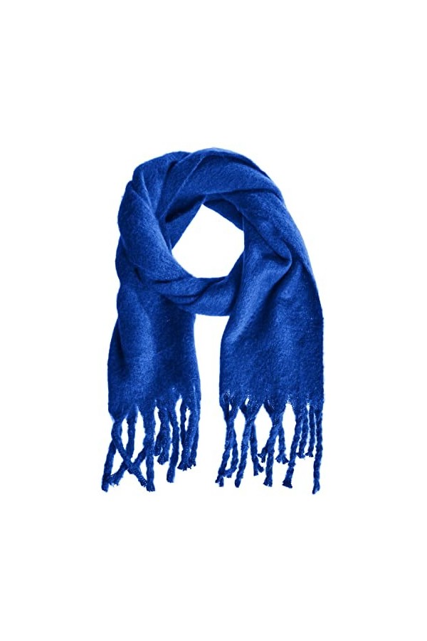 VERO MODA VMIVY League Scarf GA Noos Écharpe, Bleu Sodalite, Taille Unique Femme