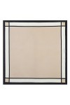 Chic Diary Écharpe élégante en soie pour femme 60 x 60 cm - Beige - One Size