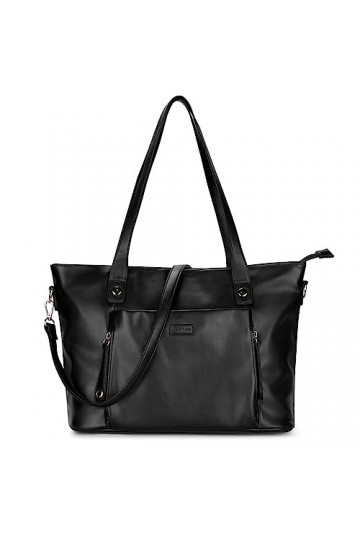 UBAYMAX Sac Cabas en Cuir Femme, Grande Sac à Main Femme pour 15.6 Pouces Ordinateur, Sac a Main de Cours avec Bandoulieres E